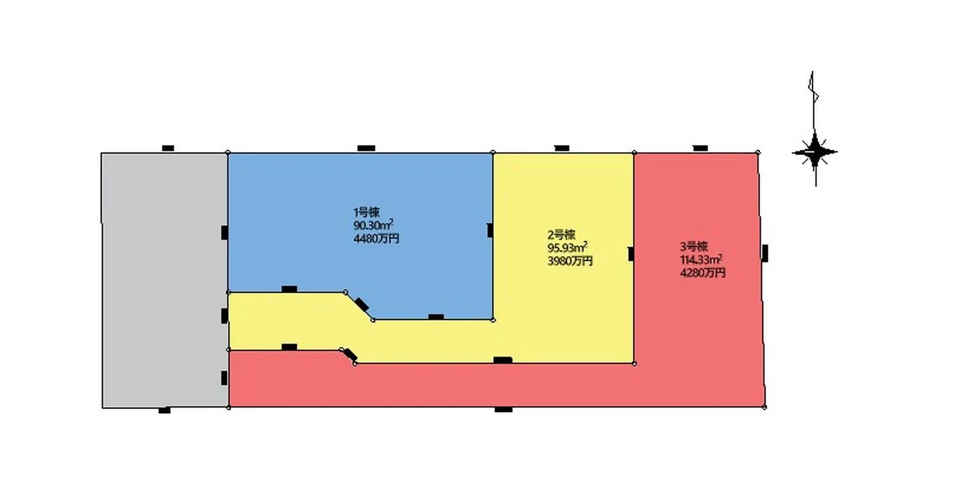 画像4659：板橋区徳丸４丁目建築条件付き売地　【4号棟】